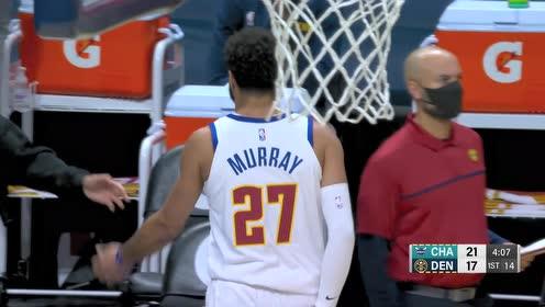 【NBA录像回放 国语】黄蜂vs掘金第1节中文解说回放