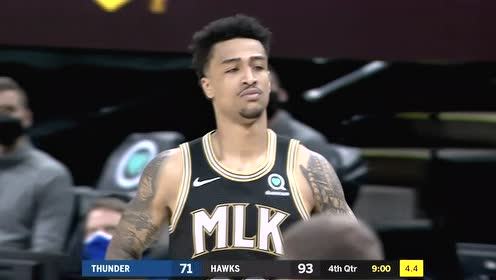 【NBA录像回放 国语】雷霆vs老鹰第4节中文解说回放