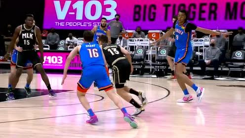 【NBA集锦】闲庭信步行云流水 博格达诺维奇轻松写意小抛投