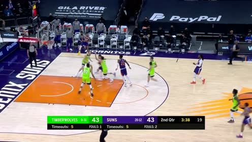 【NBA集锦】如入无人之境！爱德华兹一瞬间两次进攻力劈华山