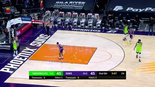 【NBA集锦】扛起大旗往里冲 艾顿人缝突破抡锤砸扣还以颜色