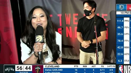 【NBA录像回放 原声】爵士vs猛龙第2节英文原声回放