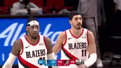 【NBA录像回放 国语】独行侠vs开拓者第4节 中文解说回放