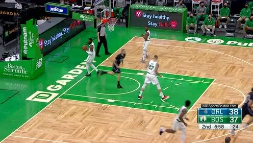 【NBA集锦】富尼耶长驱直入滑翔上篮 布朗急停三分还以颜色