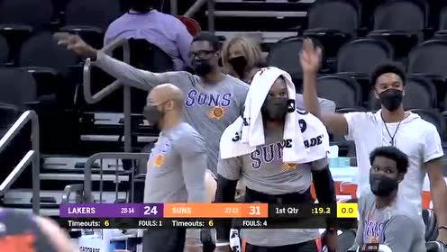 【NBA录像回放 国语】湖人vs太阳第1节 中文解说回放