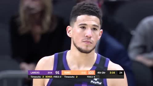 【NBA录像回放 原声】湖人vs太阳第4节 英文原声回放