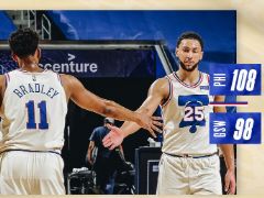 NBA常规赛：托拜亚斯-哈里斯独砍25+13+4，带领76人108-98击败勇士