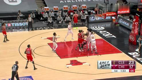 【NBA集锦】这就是全明星的实力！拉文手起刀落连中三分