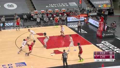 【NBA录像回放 国语】骑士vs公牛第1节中文解说回放