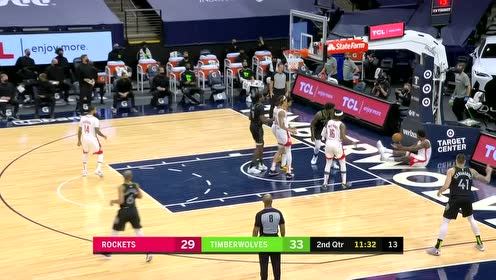 【NBA集锦】听说你喜欢隔扣？ 泰特排球大帽扇晕爱德华兹