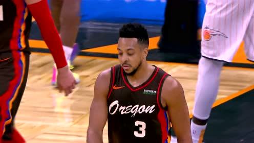 【NBA集锦】利拉德附体 麦科勒姆压哨抛射