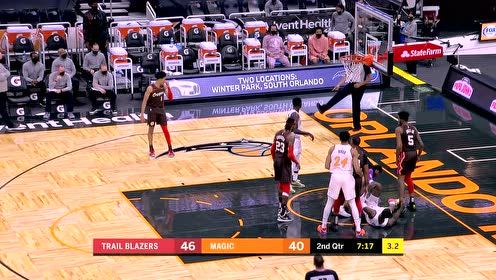 【NBA集锦】我太难了 努尔基奇复出首战领到四犯下场