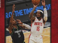 NBA常规赛：森林狼107-101战胜火箭，唐斯29+16，伍德24+9