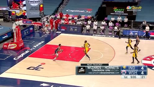 【NBA集锦】韦少长传纵贯全场 八村左手暴扣轻取两分