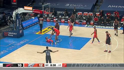 【NBA集锦】攻防完美结合 威廉姆斯闪转腾挪后仰跳投造成杀伤