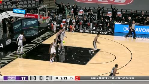 【NBA集锦】米尔斯拼了老命飞身救球 盖伊不负众望三分命中