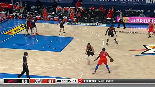 【NBA集锦】看我的poss帅不帅？米勒外线迎着防守三分飚射一发入魂