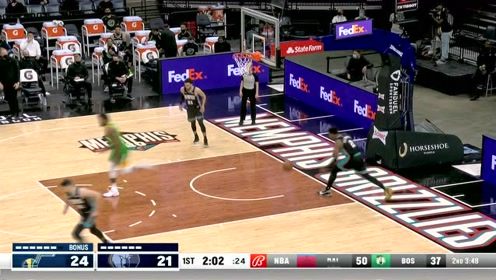 【NBA录像回放 国语】爵士vs灰熊第1节中文解说回放