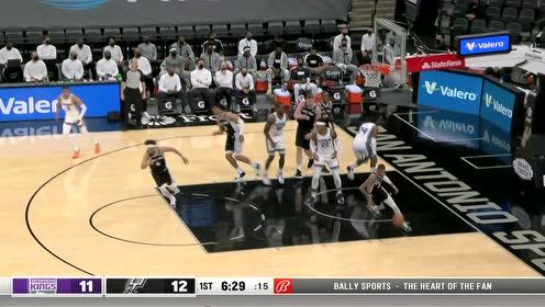 【NBA集锦】快似一道闪电 约翰逊一马当先快攻暴扣