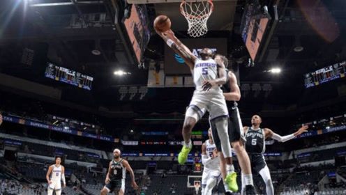 【NBA集锦】福克斯vs马刺集锦 20+4单骑闯关滑翔上篮