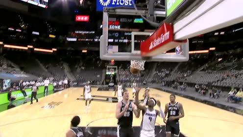 【NBA集锦】油门踩到底 赖特转换反击一条龙上篮得手