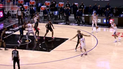 【2021年04月02日 掘金vs快船集锦】流畅配合行云流水 巴顿瞒天过海连线戈登完成2+1