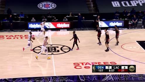 【2021年04月02日 掘金vs快船集锦】小波特内线吃饼双臂暴扣 祖巴茨以牙还牙飞天炸筐