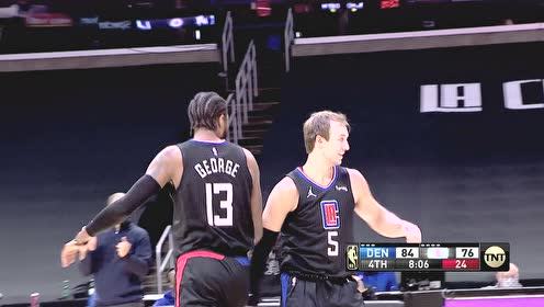 【2021年04月02日 掘金vs快船集锦】接球甩狙正中靶心 泡椒三分开火挽回分差