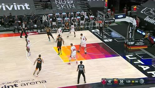 【2021年04月03日 公牛vs爵士集锦】米切尔vs公牛集锦 独揽26+5劈山伐木戏耍防守