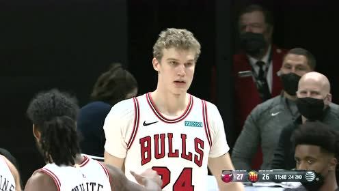 【2021年04月03日 公牛vs爵士集锦】公牛106-113爵士 拉文复出23分爵士生擒公牛豪取8连胜