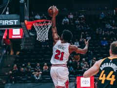 NBA精彩图片：爵士113-106公牛