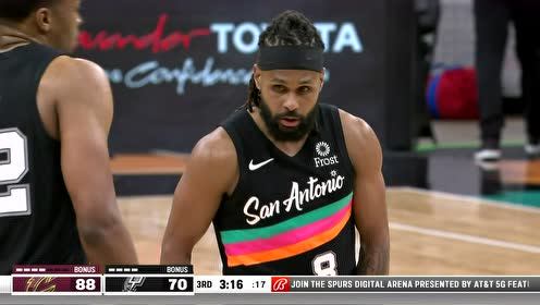 【2021年04月06日】骑士vs马刺第3节英文解说回放