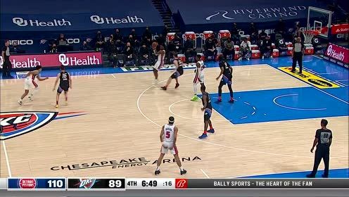 【2021年04月06日 活塞vs雷霆集锦】海耶斯空中制导 迪亚洛空中漫步挂筐暴扣