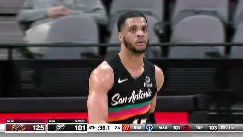 【2021年04月06日】骑士vs马刺第4节英文解说回放