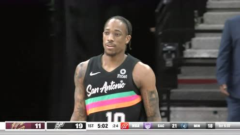 【2021年04月06日】骑士vs马刺第1节英文解说回放