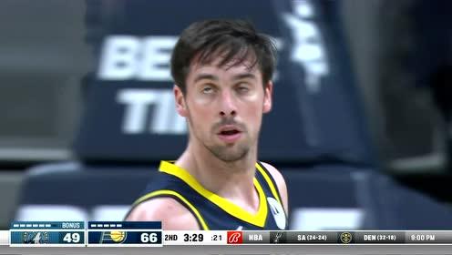 【2021年04月08日】森林狼vs步行者第2节英文原声回放