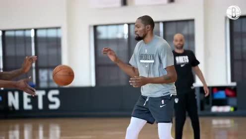 【2021年04月08日 鹈鹕vs篮网集锦】篮网官推发布杜兰特训练视频：无解死神今日回归