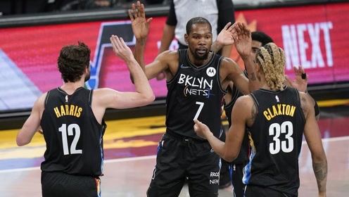 【2021年04月08日 鹈鹕vs篮网集锦】鹈鹕vs篮网精华回放 杜兰特复出100%命中率大胜鹈鹕