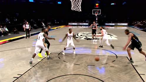 【2021年04月08日 鹈鹕vs篮网集锦】杜兰特小秀不看人传球 阿德心领神会暴虐鹈鹕内线