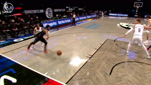 【2021年04月08日 鹈鹕vs篮网集锦】欧文闪电转身视防守如无物 空中漫步上演罕见灌篮