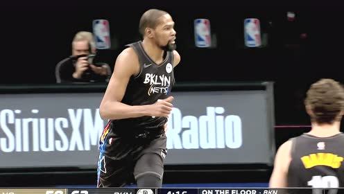 【2021年04月08日 鹈鹕vs篮网集锦】杜兰特反击一条龙真迅猛 这步幅我以为是博尔特