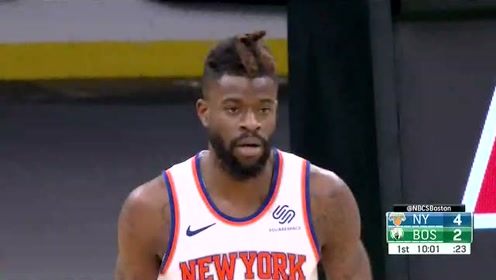 【2021年04月08日 尼克斯vs凯尔特人集锦】尼克斯vs凯尔特人第1节中文解说回放