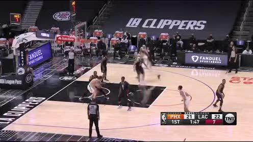 【2021年04月09日 太阳vs快船集锦】太阳vs快船第1节原声解说回放