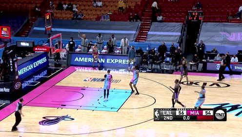 【2021年04月09日 湖人vs热火集锦】施罗德单骑闯关突分连线 哈雷尔内线发难回身双臂炸筐