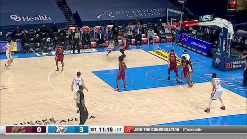 【2021年04月09日 骑士vs雷霆集锦】小伙子玩他 马勒东游龙戏凤戏耍乐福