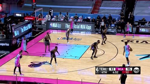 【2021年04月09日 湖人vs热火集锦】巴特勒vs湖人集锦 全场砍下28分里突外投击败湖人