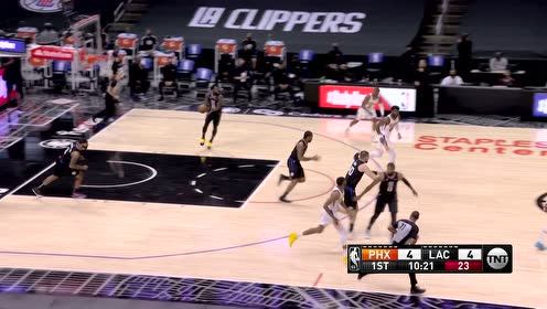 【2021年04月09日 太阳vs快船集锦】一支穿云箭手起刀落 乔治三分出手正中靶心