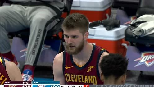 【2021年04月09日】骑士vs雷霆第4节英文原声回放