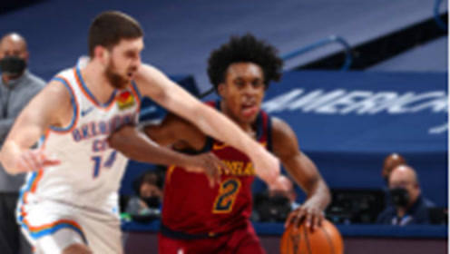 【2021年04月09日 骑士vs雷霆集锦】塞克斯顿vs雷霆集锦 27分超车上篮