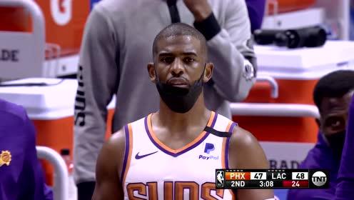 【2021年04月09日 太阳vs快船集锦】撕咬式的防守也不起作用 布克面对贝弗利打成2+1